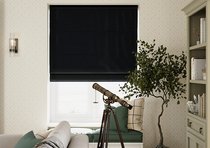 Tussah, Anthracite - Roman Blind - Image 3